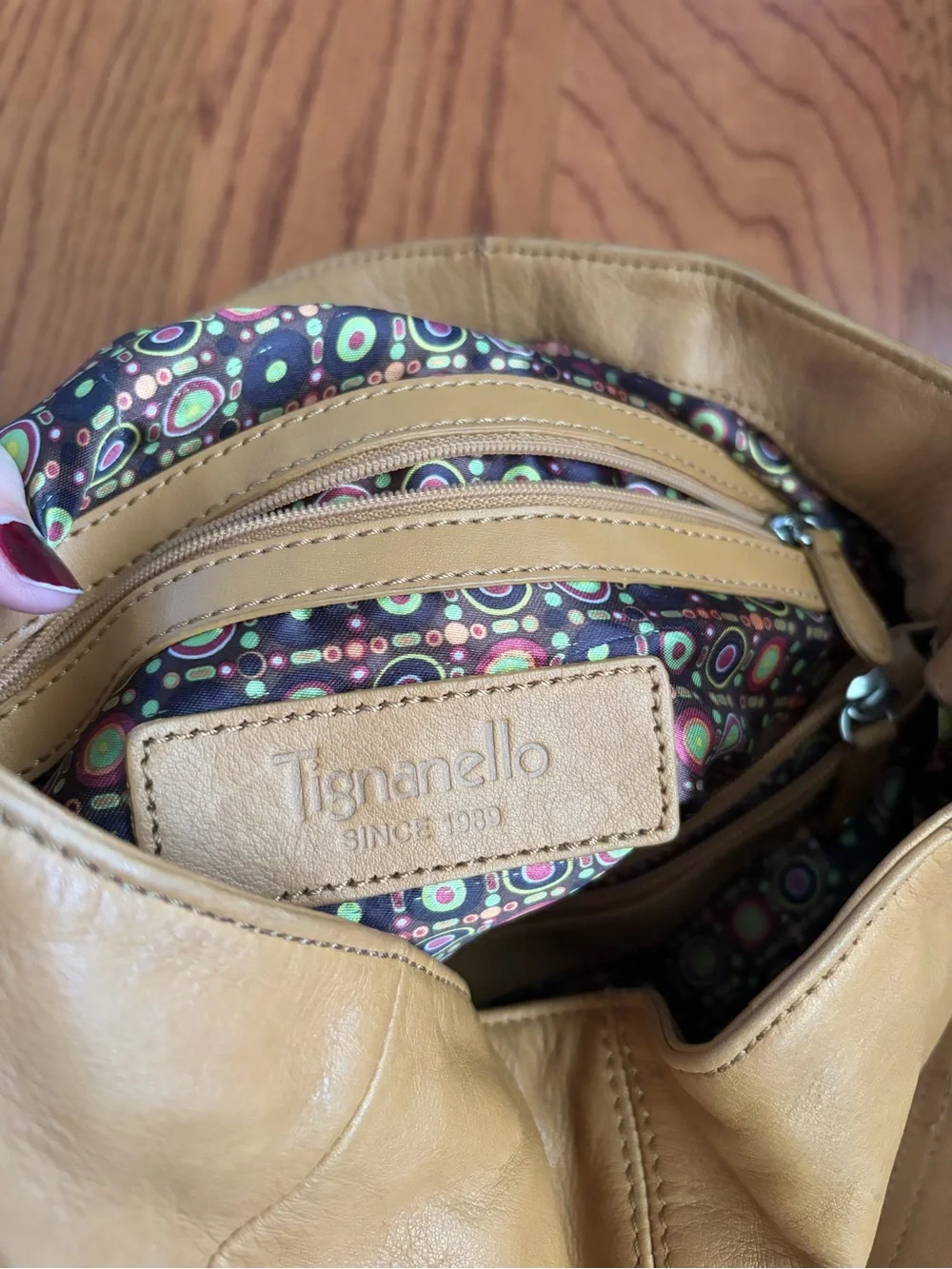 Stylish Shoulder Hobo Bag in Tan